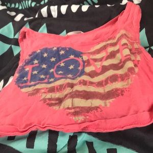 Love America crop top